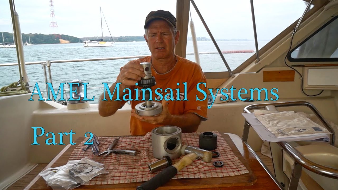 Rebuilding the In-Mast Furling System on an Amel Super Maramu PART 2