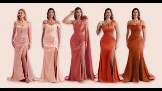 Chicsew 2025 burnt orange bridesmaid dresses