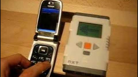 NXT remote control via bluetooth from Mobile Phone