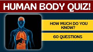 Human Body Quiz  | 60 GK Anatomy Questions | QuizNatural