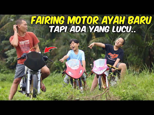 PASANG FAIRING HEREX MOTOR AYAH! DITDIM BANTU AYAH MODIFIKASI class=