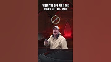 wanneer de dps de agressie van de tank afsnoept #wow #worldofwarcraft #warcraft