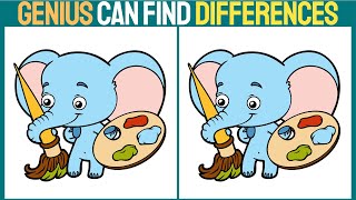 【Spot the Difference】⚡Genius can find differences!! | Find the difference between two pictures