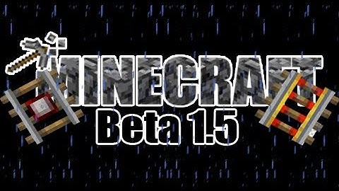 Minecraft Beta 1.5: New Rail Tracks Recipes, Achievements And Rain!