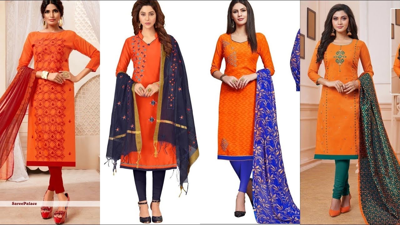 Stylish Orange Color combination Dress Design | Orange Color Suit |  Pakistani dress design, Stylish dresses for girls, Designer party wear  dresses