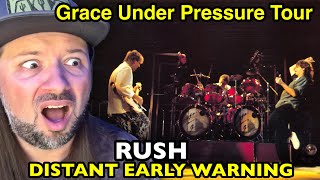 RUSH Distant Early Warning LIVE 1984 GRACE UNDER PRESSURE TOUR | REACTION