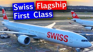 Swiss FIRST CLASS 777 from Zurich to Hong Kong