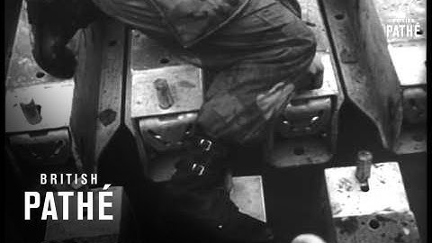 Troops Build Bridge Across River Arno (1962)