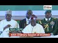 Tinubu charges ECOWAS leaders to learn from Ghana's democratic example