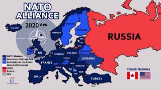 Nato Expansion Time Lapse - From 1949 To Present