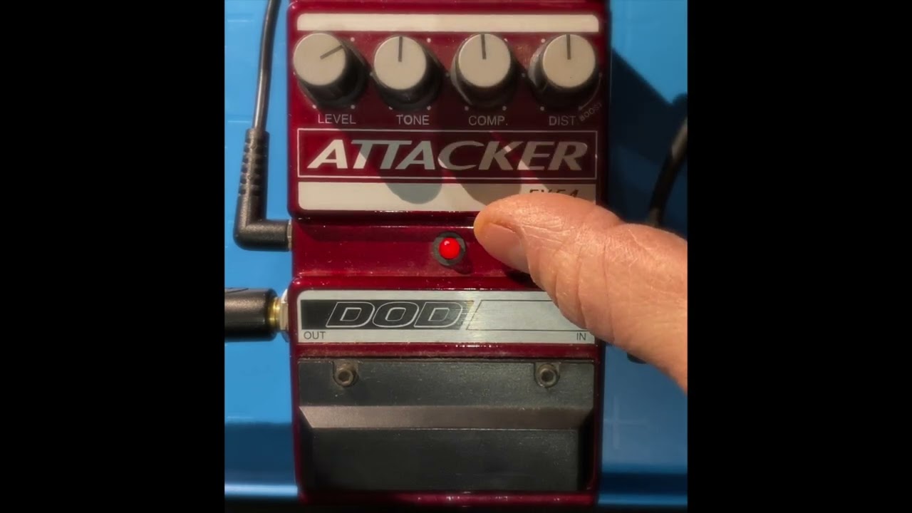 Dod Fx54 Attacker Bass Effect Pedal Demo - YouTube