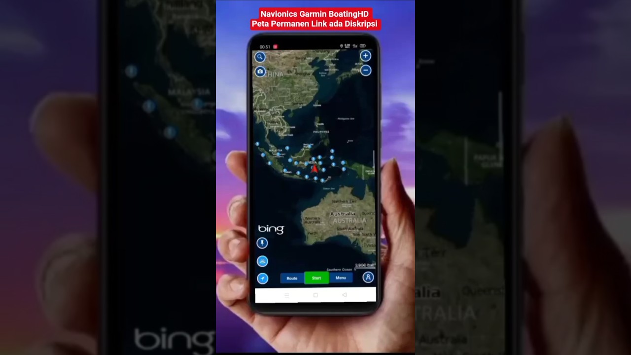 PETA PERMANEN NAVIONICS GARMIN BOATING GPS FISHFINDER OFFLINE MAP 