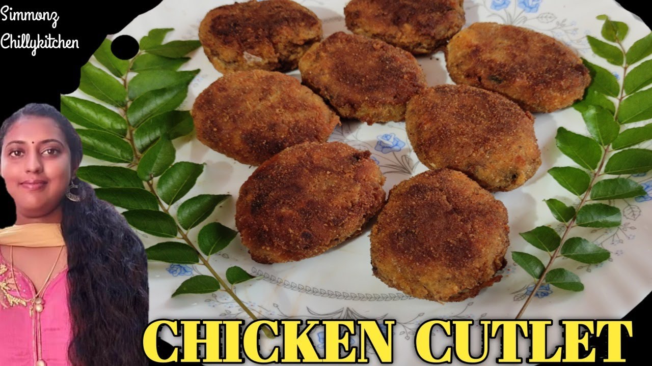 ചിക്കൻ കട്ലറ്റ് Chicken Cutlet Malayalam Recipe Easy Chicken Cutlet Simmonz Chillykitchen