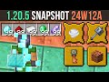 Minecraft 1205 snapshot 24w12a  custom stack size  trial chamber map