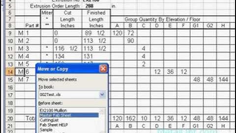 MetalOpt a material optimization and cut list program