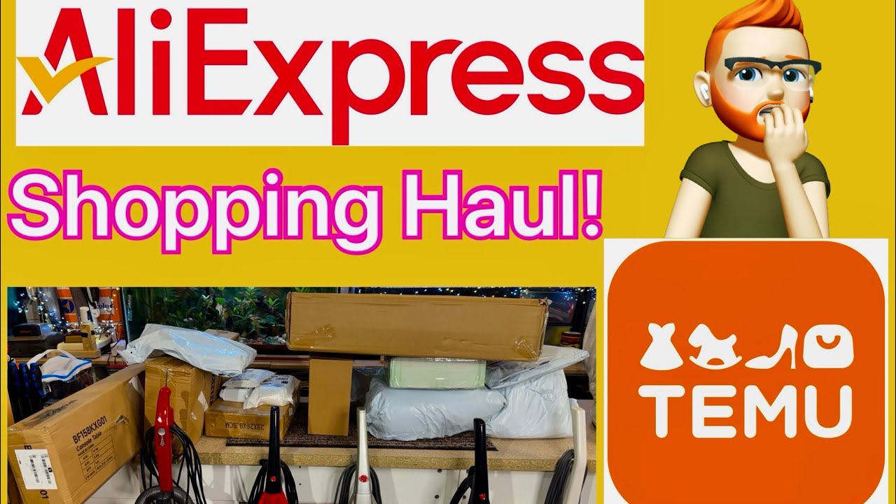 AlliExpress & TEMU Shopping Haul! @bigclivedotcom @temu @AliExpressGlobal 