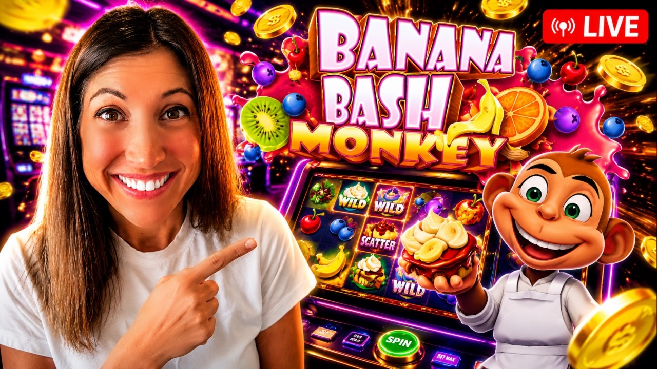 LIVE 😮 Banana Bash slot machine by Eclipse Gaming 🎰 #sponsored