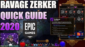 TorchLight 2 - Ravage Berserker quick build - SO FUN in 2020