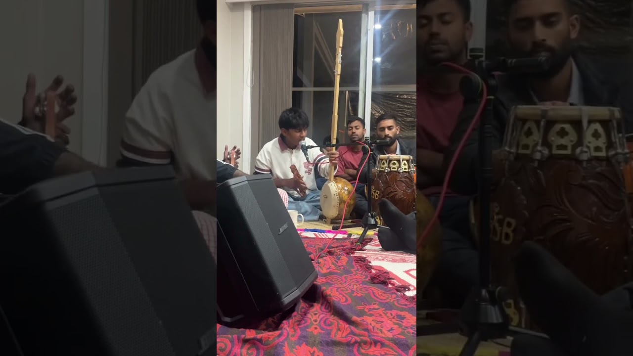 NZ Tambura Bhajan by Nikunj Sharma & dholak by Daven Nath , harmonium by Janendra Kishan ...