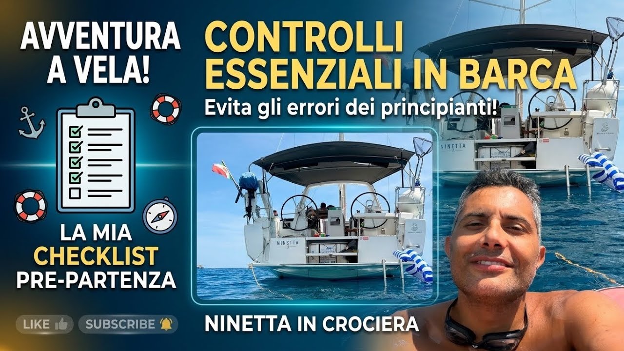 ⁣Prima di partire in Crociera con Ninetta: Ecco cosa controlliamo SEMPRE! 🌊
