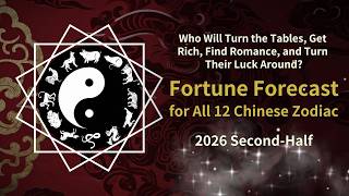 2026 Second-Half Fortune Forecast for All 12 Chinese Zodiac #2026horoscope #astrology #chinesezodiac