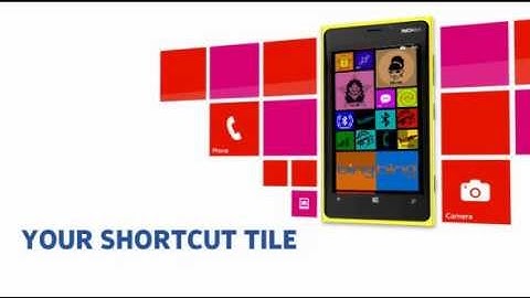 Your Shortcut Tile - Windows phone