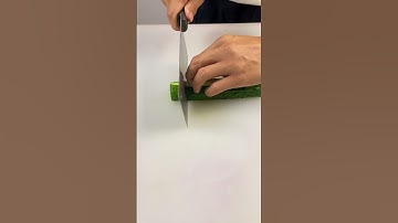 A different way to cut cucumbers