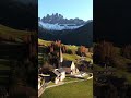 Funes · Villnöss · Alto Adige · Südtirol · Italy #dolomites #fall #drone #travel