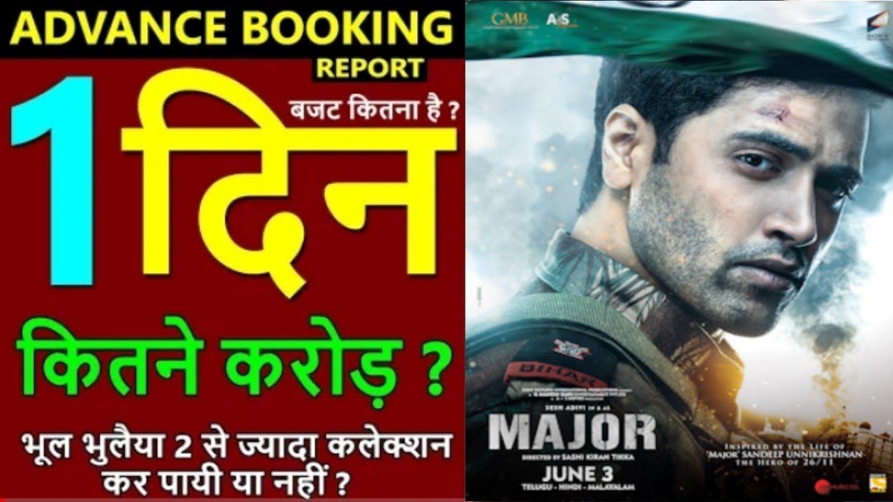 Major 1st day box office collection report,Major movie collection,Major hit or flop,Major Review,