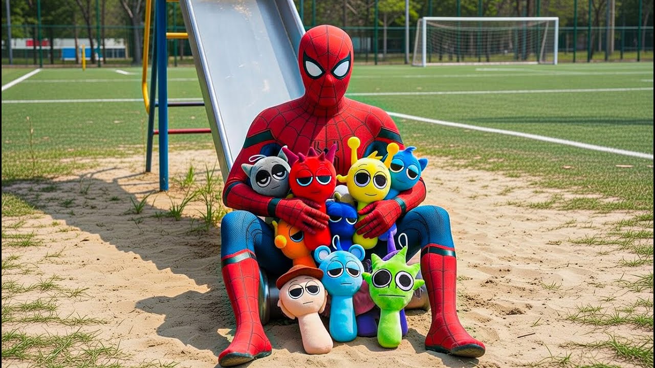 Spider Man Begins the Hunt at the Playground