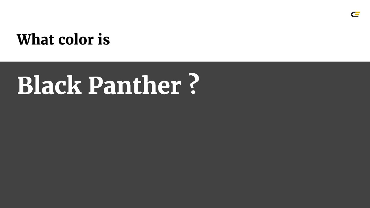 Black Panther color #424242 hex color - Grey color - Cool color