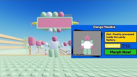 How To Get Dango Noobie | Candyland Part 2 | Find The Noobies Morphs Roblox