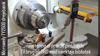 Justering af pinolhøjde - ret præcist. Multifix og Aikron A30 dro by Ome.Machining 322 views 2 months ago 12 minutes, 31 seconds