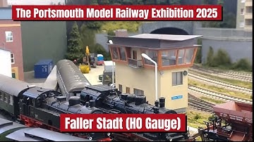 FALLER STADT | *UNEDITED* | THE PORTSMOUTH MODEL RAILWAY EXHIBITION 2025 #modeltrains #modelrailway