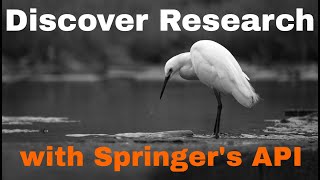 Springer's API for Science: Browse Abstracts and More with Python