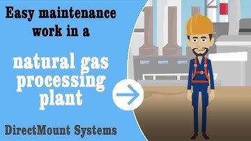 DirectMountSystems - Easy Maintenance Work in a Natural Gas Processing Plant