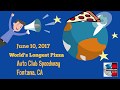 The World's Longest Pizza, June 10, 2017, Fontana, California