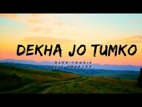 Dekha Jo Tumko  lyrics  Kasoor  Alka Yagnik Udit Narayan  cinephiles corner