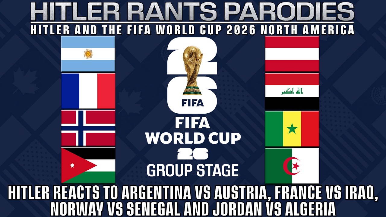 Hitler reacts to Argentina vs Austria | France vs Iraq | Norway vs Senegal | Jordan vs Algeria