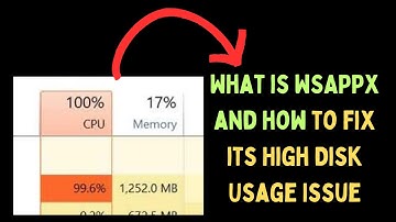 What is WSAPPX and How to Fix Its High Disk Usage Issue on Windows 11