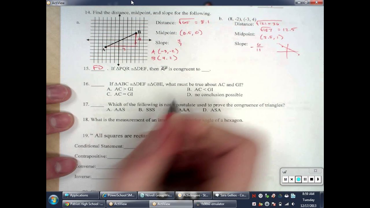 Unit 5 Review Page 4 - YouTube