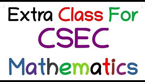 CSEC Mathematics Past Paper Solution January 2023 Question 2 c