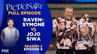 Ep 8. It's Called FRIENDLY Competition | Pictionary Game Show Full Episode: Raven-Symoné v JoJo Siwa