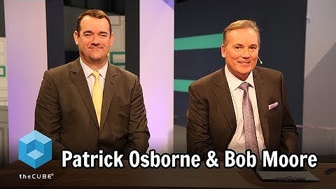Patrick Osborne & Bob Moore, HPE | HPE Discover 2017 Madrid