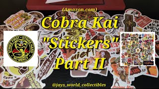 Cobra Kai Stickers Review Part II