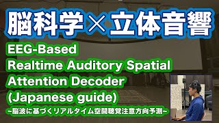 Full EEG-Based Realtime Spatial Auditory Attention Decoder (AAD - 脳波に基づくリアルタイム空間聴覚注意方向予測) Update