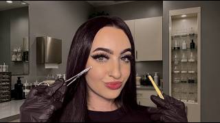 ASMR Giving You A Face Dermal Piercing