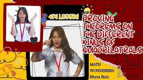 QUARTER 3 | Proving Theorems on the Different kinds of Parallelogram (RECTANGLE)