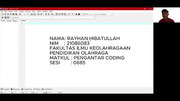 pembuat biodata mahasiswa dengan coding (202411280658_Rayhan Hibatullah_21086083_UAS)