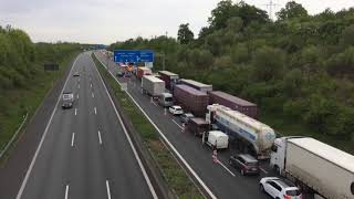 A8-Sperrung: Mega-Stau bei Ausleitung Pforzheim-Nord